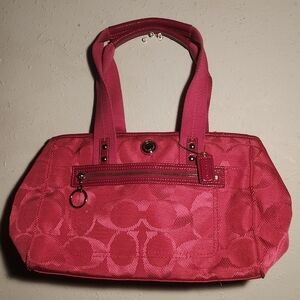 Authentic Coach Handbag💓 Hot Pink- Vintage& Retro